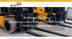 Desktop Screenshot of northcoastforktruck.com.au
